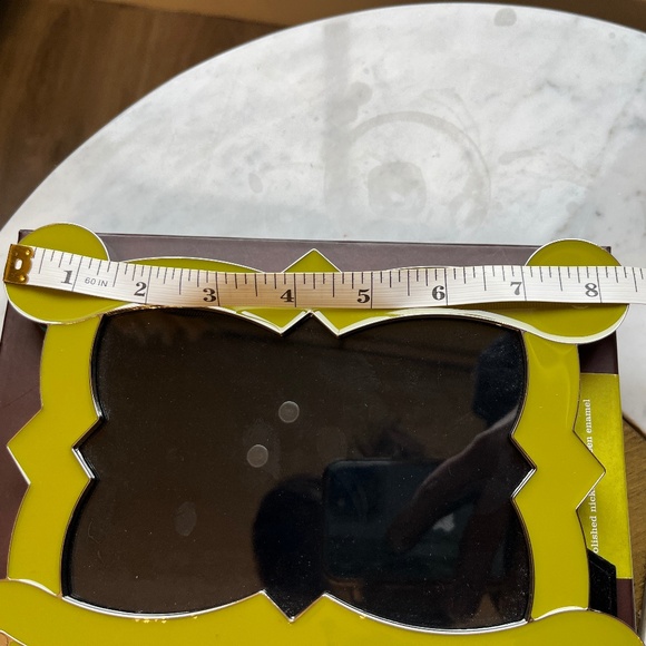 Jonathan Adler French Curve green enamel and polished nickel picture frame - Picture 13 of 15